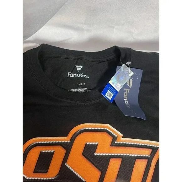 Oklahoma State Cowboys Logo T-Shirt - Black - Large - NWT - Picture 3 of 6